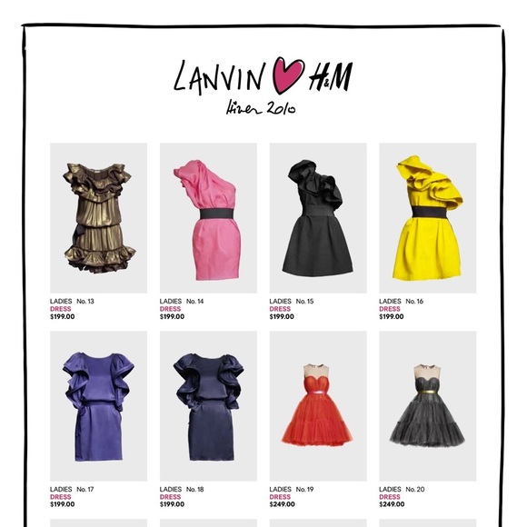 H&MxLanvin 100% silk dress - Picture 5 of 5